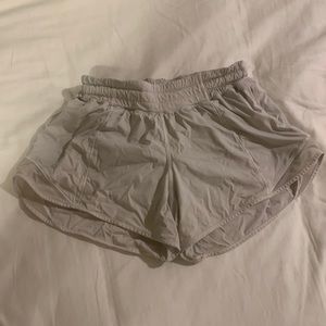 Lululemon White 4 Tall Shorts